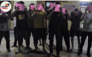 पुलिस के आते ही ढाबे पर मचा हड़कंप, जाम छोड़ भागने लगे युवक!