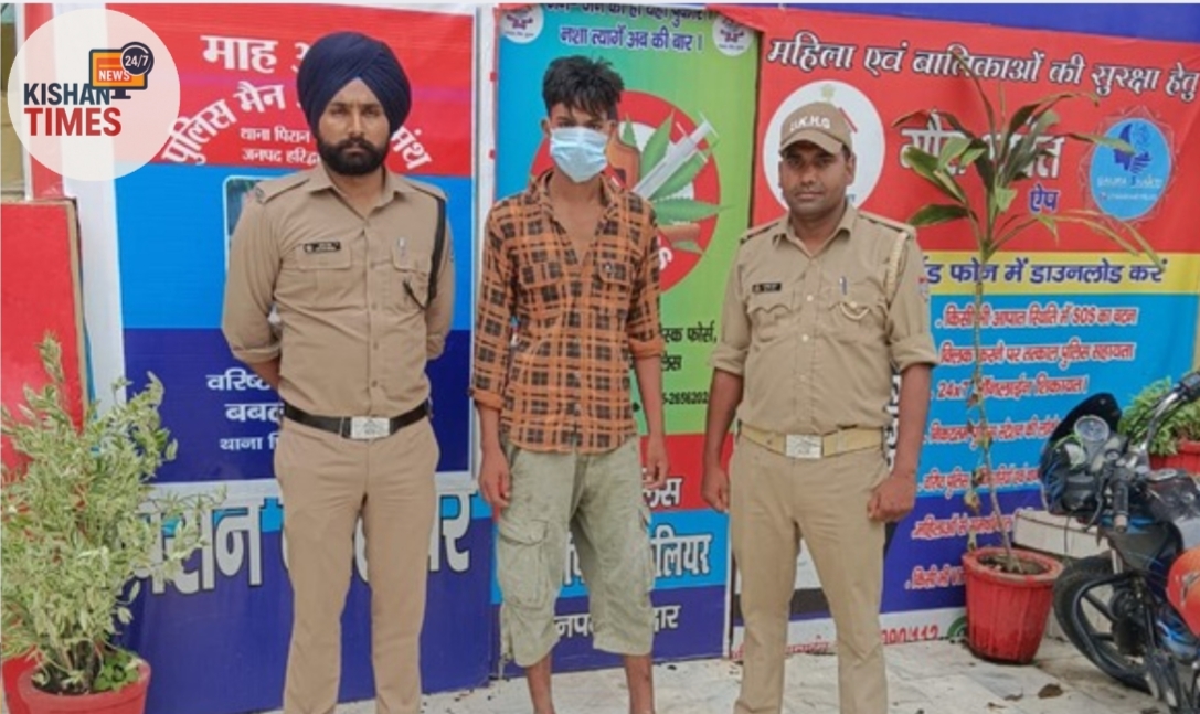 “कलियर थाना क्षेत्र में पुलिस द्वारा हिरासत में लिया गया आरोपी युवक – तेज रफ्तार बाइक और शराब के नशे में उत्पात”