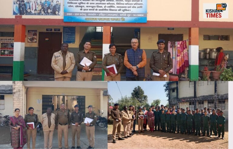 श्यामपुर पुलिस और एएचटीयू टीम द्वारा हरिद्वार में आश्रय गृहों का निरीक्षण करते अधिकारी।