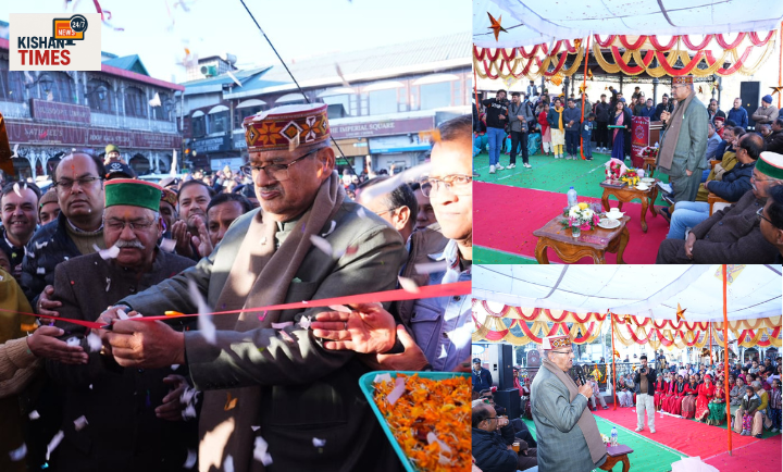 मसूरी विंटर लाइन कार्निवाल 2025 में इंद्रमणि बडोनी पर आधारित डाक्यूमेंट्री का प्रदर्शन