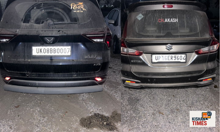 हरिद्वार पुलिस द्वारा रानीपुर क्षेत्र में ड्रिंक एंड ड्राइव के दौरान कार चालकों पर कार्रवाई