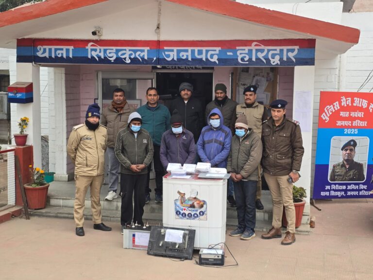 सिडकुल पुलिस द्वारा चोरी के आरोपियों की गिरफ्तारी