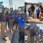 रविदास घाट गंगनहर में छात्र डूबने की घटना के बाद सर्च ऑपरेशन में जुटी एसडीआरएफ और पुलिस टीम