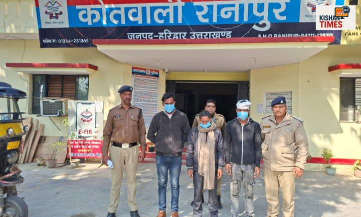 कोतवाली रानीपुर पुलिस द्वारा शांति भंग करने के आरोप में हिरासत में लिए गए आरोपी