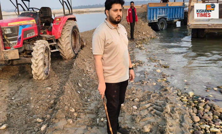 हरिद्वार के रामपुर रामघाटी क्षेत्र में अवैध खनन करते पकड़े गए ट्रैक्टर-ट्रॉली और 4×4 लोडर