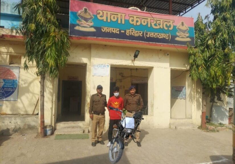 सतीकुंड जिम पार्किंग से चोरी बाइक बरामद