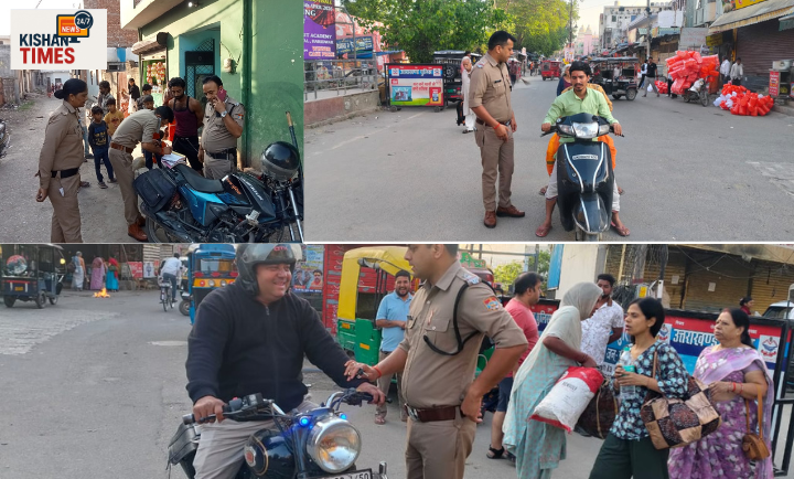 हरिद्वार पुलिस द्वारा ऑपरेशन प्रहार के तहत चलाया जा रहा सत्यापन अभियान, पुलिस टीम संदिग्ध व्यक्तियों की जांच करती हुई