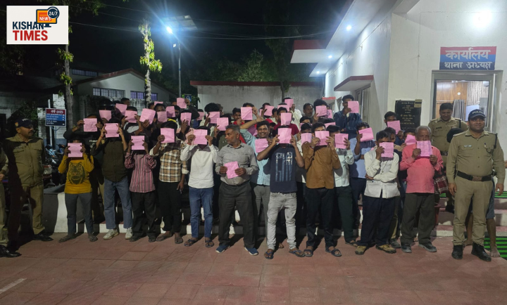 सिडकुल हरिद्वार में ऑपरेशन प्रहार के तहत पुलिस द्वारा नशेड़ियों पर कार्रवाई