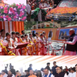 सहारनपुर में पीएम मोदी का रोड शो, भारी भीड़ और उत्साह का माहौल