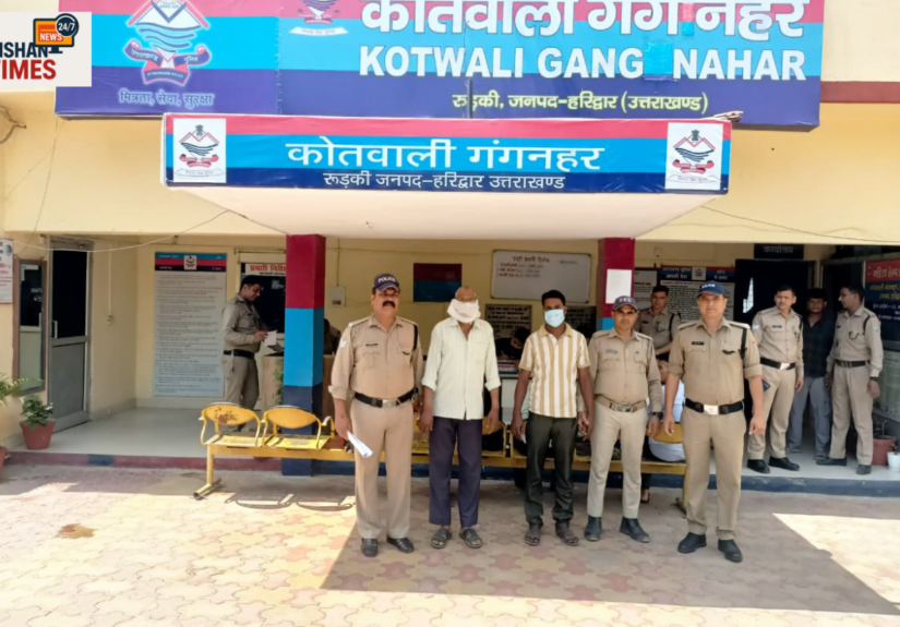 गंगनहर पुलिस की कार्रवाई: दो वारंटी गिरफ्तार, कोर्ट में होंगे पेश