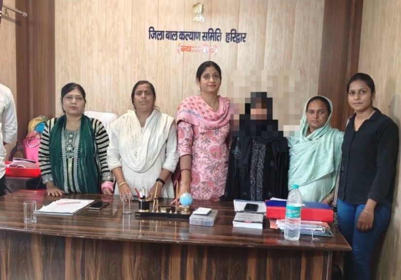 पिरान कलियर पुलिस द्वारा ऑपरेशन प्रहार के तहत बरामद की गई नागपुर की लापता नाबालिग बच्ची।