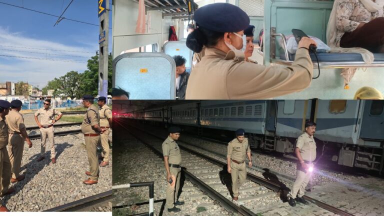 हरिद्वार रेलवे स्टेशन पर जीआरपी और आरपीएफ द्वारा संयुक्त सुरक्षा चेकिंग अभियान