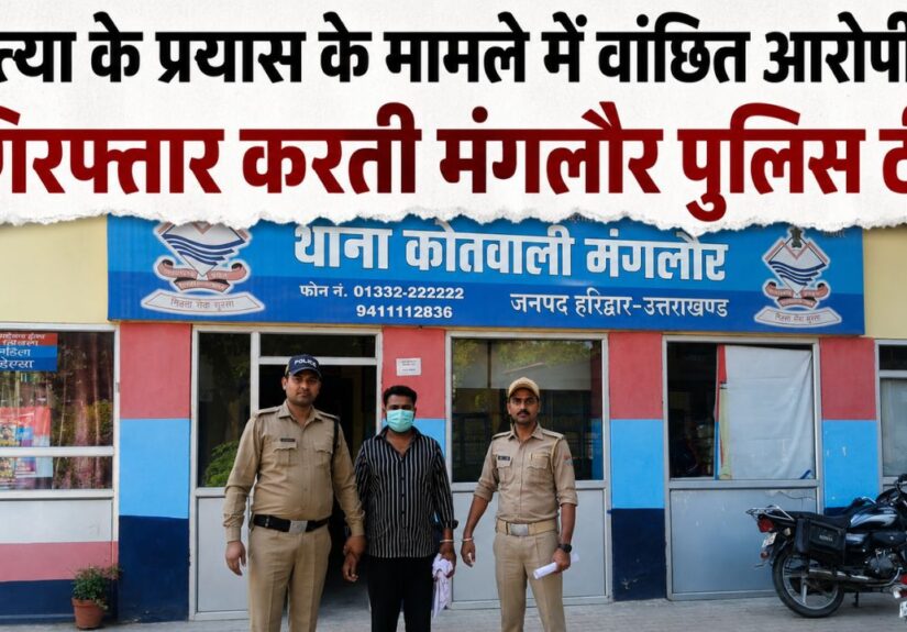 हत्या के प्रयास का आरोपी आखिरकार पुलिस के हत्थे चढ़ा